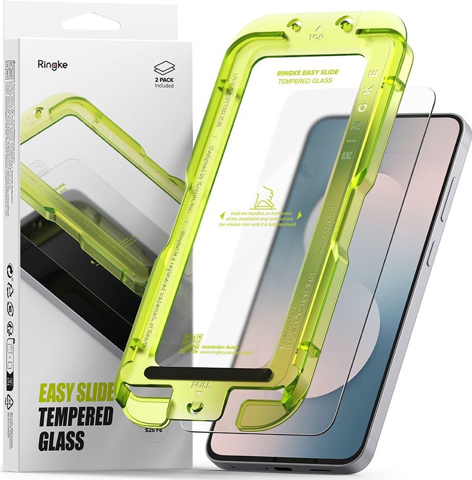 Tvrzené sklo RINGKE EASY SLIDE 2-PACK GALAXY S25 FE CLEAR