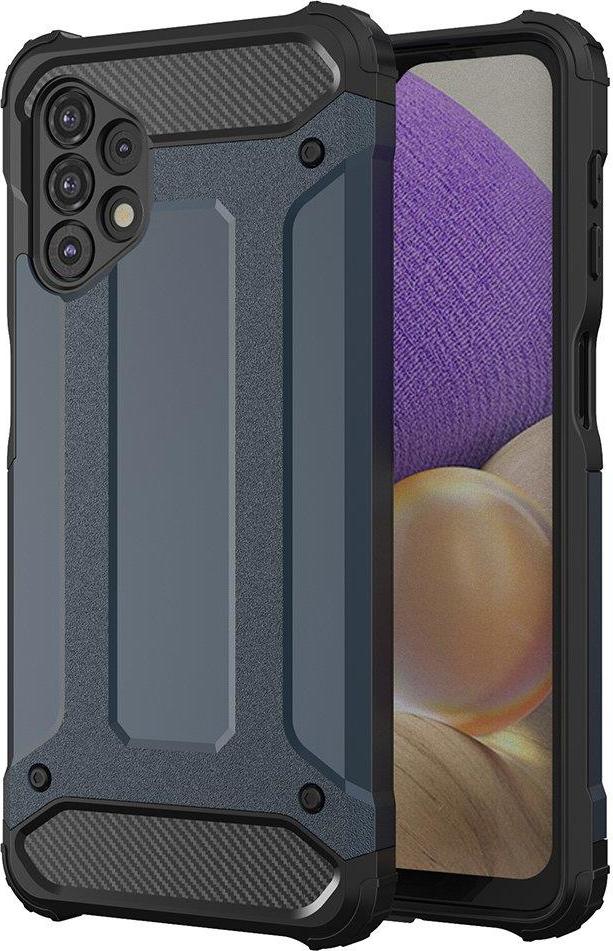 Hybridní Armor Kryt Tough Rubber Cover pro Samsung Galaxy A53 5G modrý
