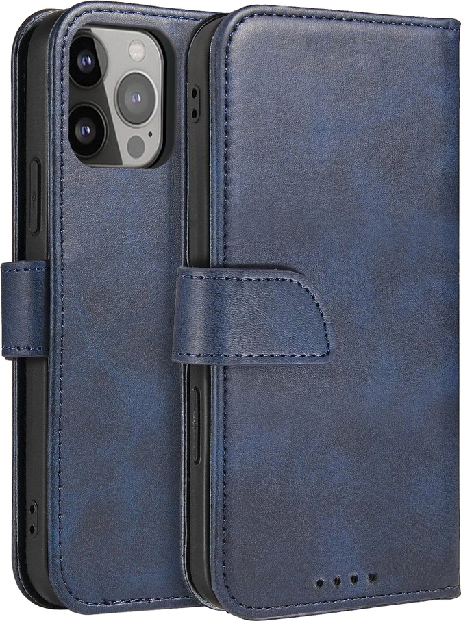 Magnetický kryt s výklopným krytem pro Samsung Galaxy A56 - modrý