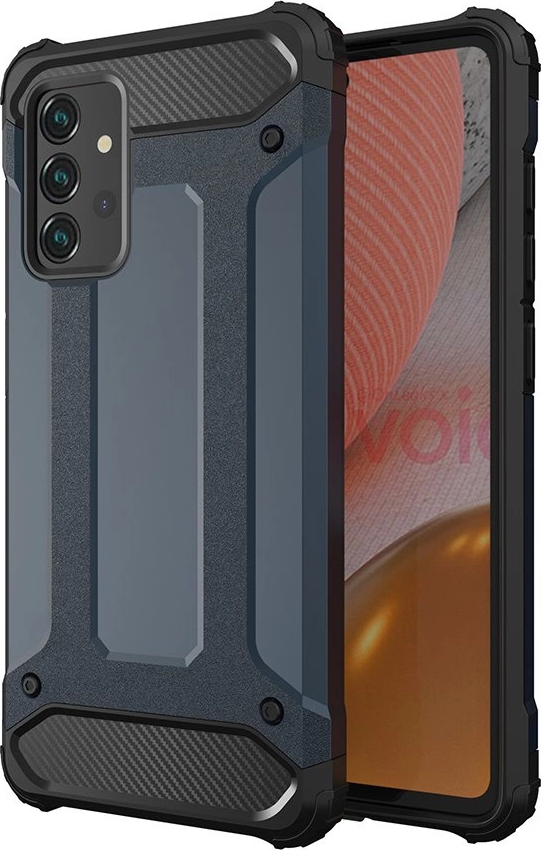 Hybridní Armor Kryt pro Samsung Galaxy A56 - Modrý