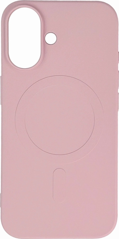 Silikonový kryt s MagSafe pro Samsung Galaxy A56 5G - růžový