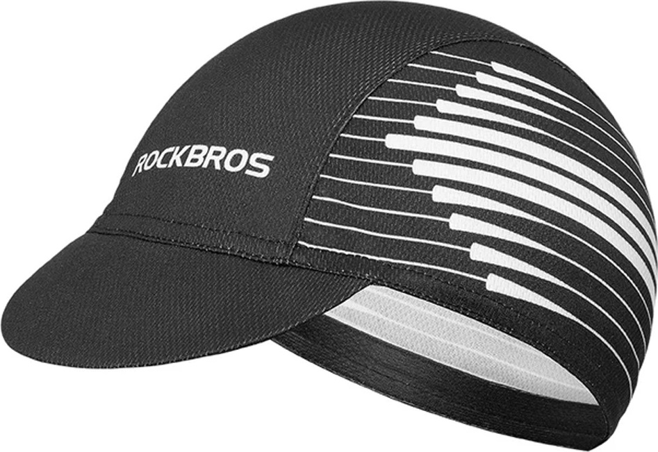 Cyklistická čepice Rockbros MZ10023 s kšiltem - černá
