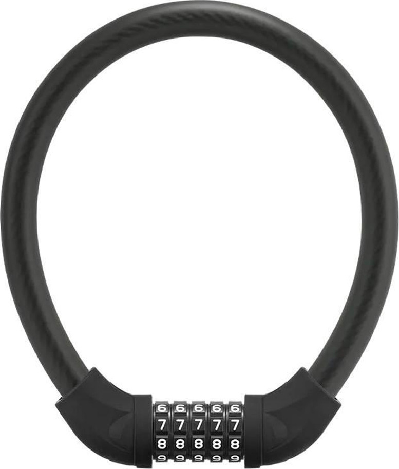 Zámek na kolo Rockbros RKS570-BK s kombinací - černý