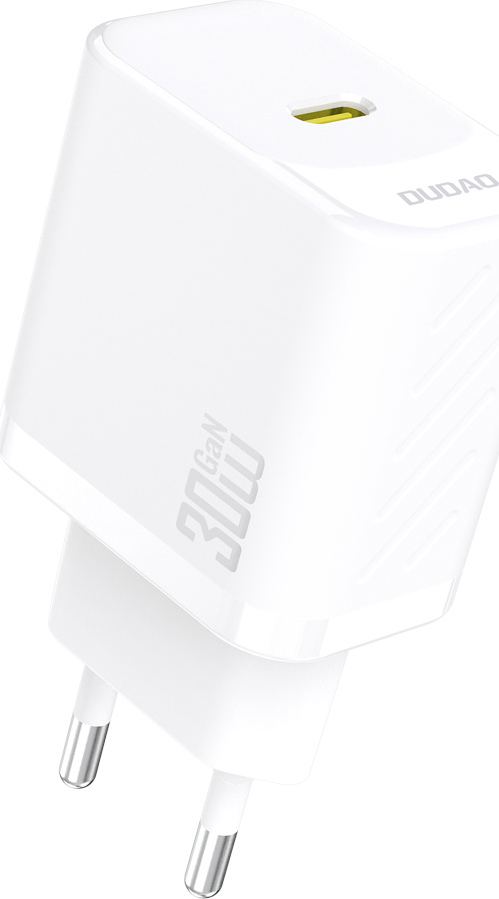 Dudao A27P 30W PD GaN USB-C nástěnná nabíječka - bílá