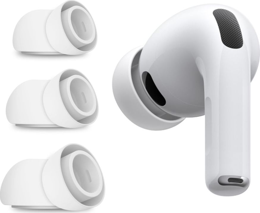 TECH-PROTECT EAR TIPS 3-PACK APPLE AIRPODS PRO 3 WHITE