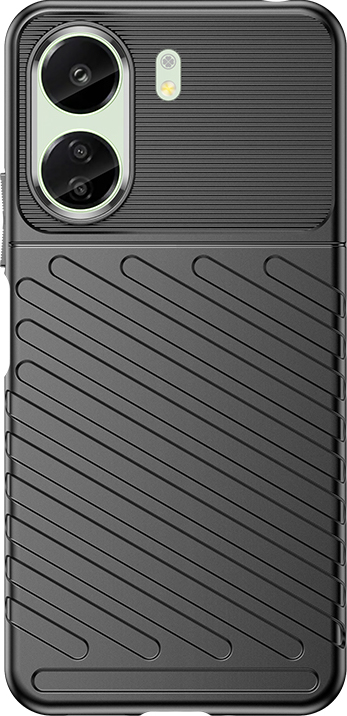 Armored kryt Thunder Case pro Xiaomi Redmi 13c - černý