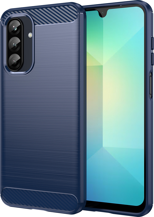 Karbonový kryt pro Samsung Galaxy A26 modrý