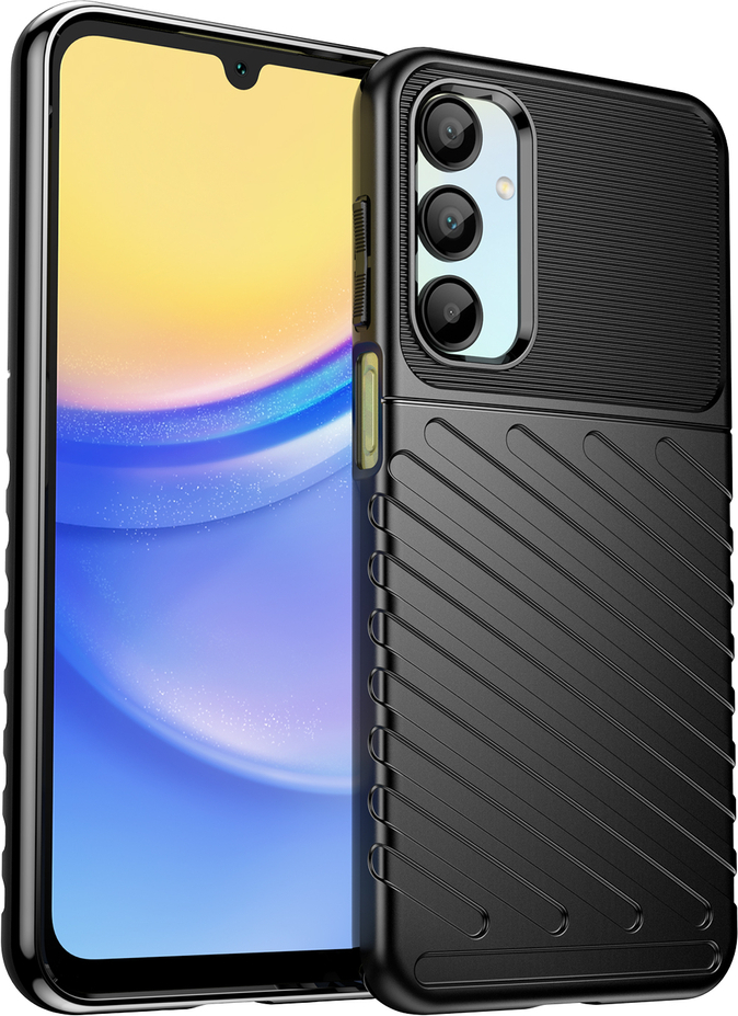 Silikonový obal Thunder pro Samsung Galaxy A26 - černý