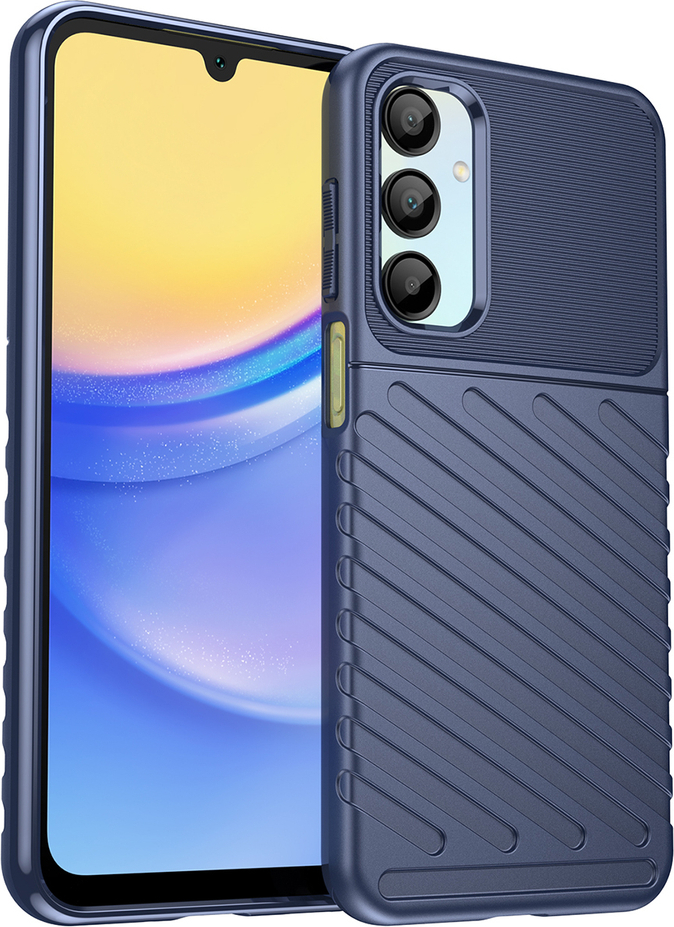Silikonový obrněný kryt Thunder pro Samsung Galaxy A26 - modrý