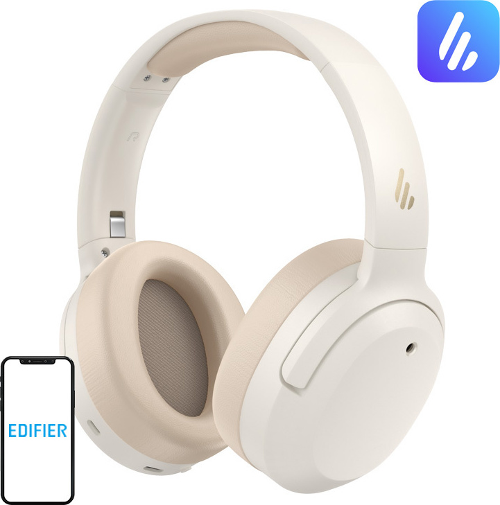Sluchátka Edifier W820NB Plus V25 (krémová)