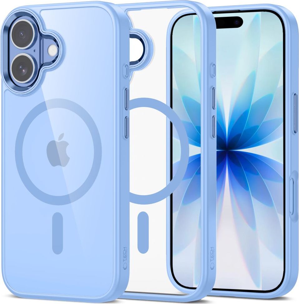 TECH-PROTECT MAGMAT MAGSAFE IPHONE 17 MIST BLUE/CLEAR