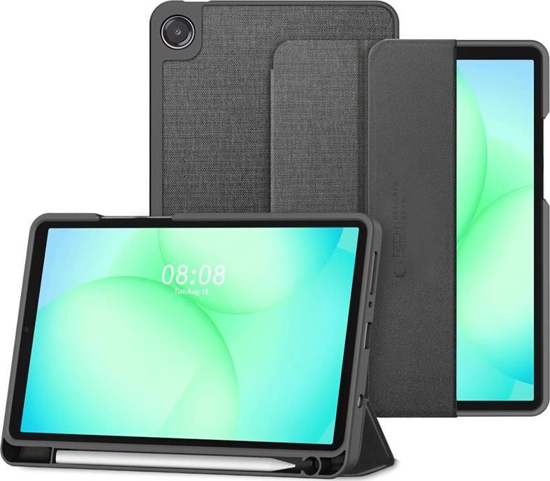 Levně TECH-PROTECT SC PEN CANVAS GALAXY TAB A9 / A11 8.7 X110 / X115 / X133 / X135 CHARCOAL GREY