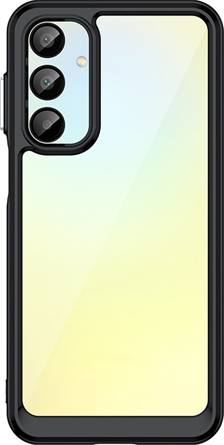 Kryt Outer Space s gelovým rámečkem pro Samsung Galaxy A16 / A16 5G - černý