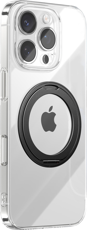 Ultratenký kryt Joyroom JR-16JL6 pro iPhone 16 Pro kompatibilní s MagSafe a 360° stojánkem – černý