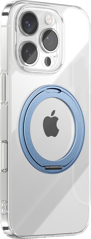 Pouzdro Joyroom JR-16JL6 pro iPhone 16 Pro Max, ultratenké, kompatibilní s MagSafe a 360° stojánkem – modré