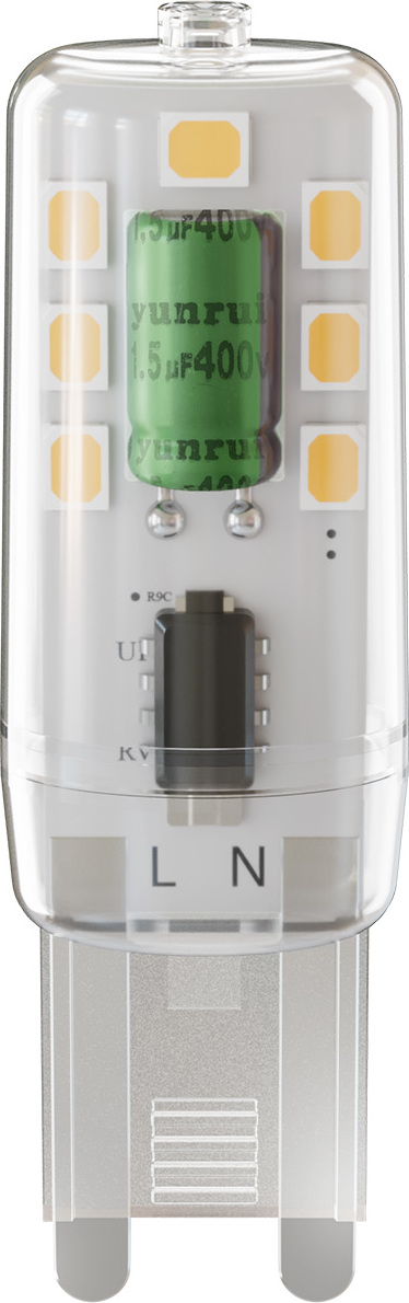 LED žárovka Forever Light G9 2,2W 200lm 3000K třída F