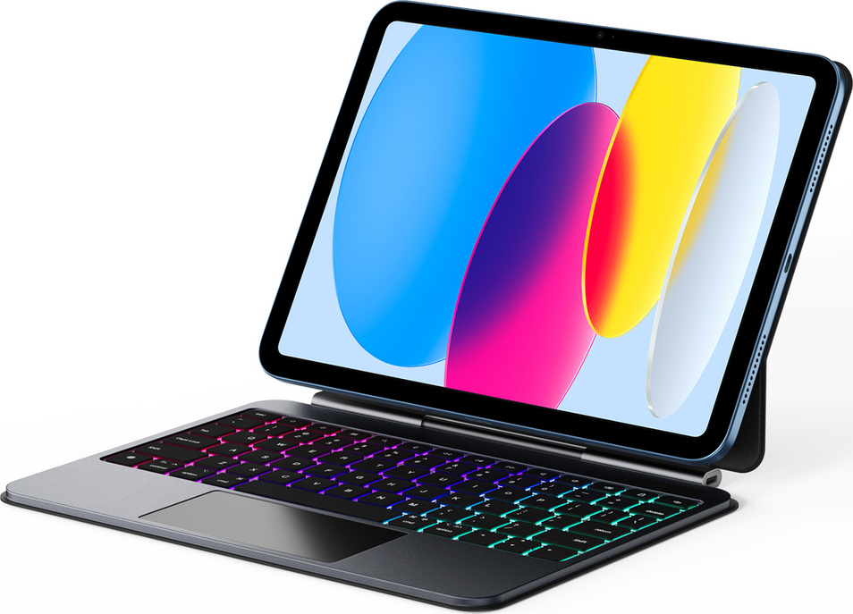 Pouzdro s klávesnicí Dux Ducis (řada MK) pro iPad 10" (2022) a iPad 11" (2025) - černé