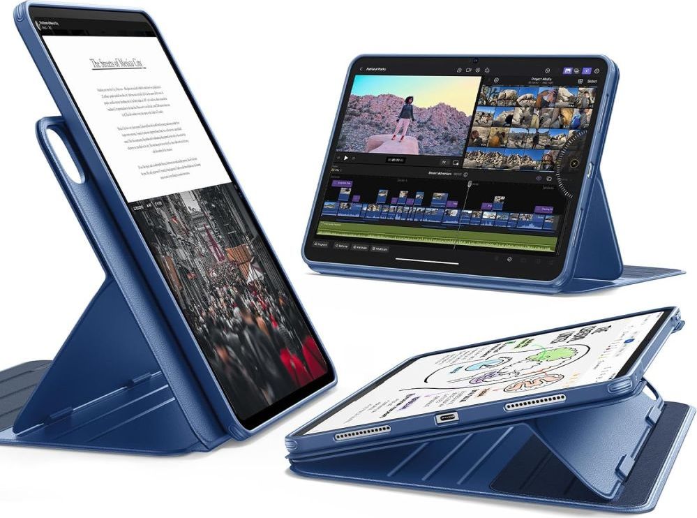 ESR FLIP HYBRID IPAD PRO 11” 5 / 6 / 2024-2025 NAVY BLUE