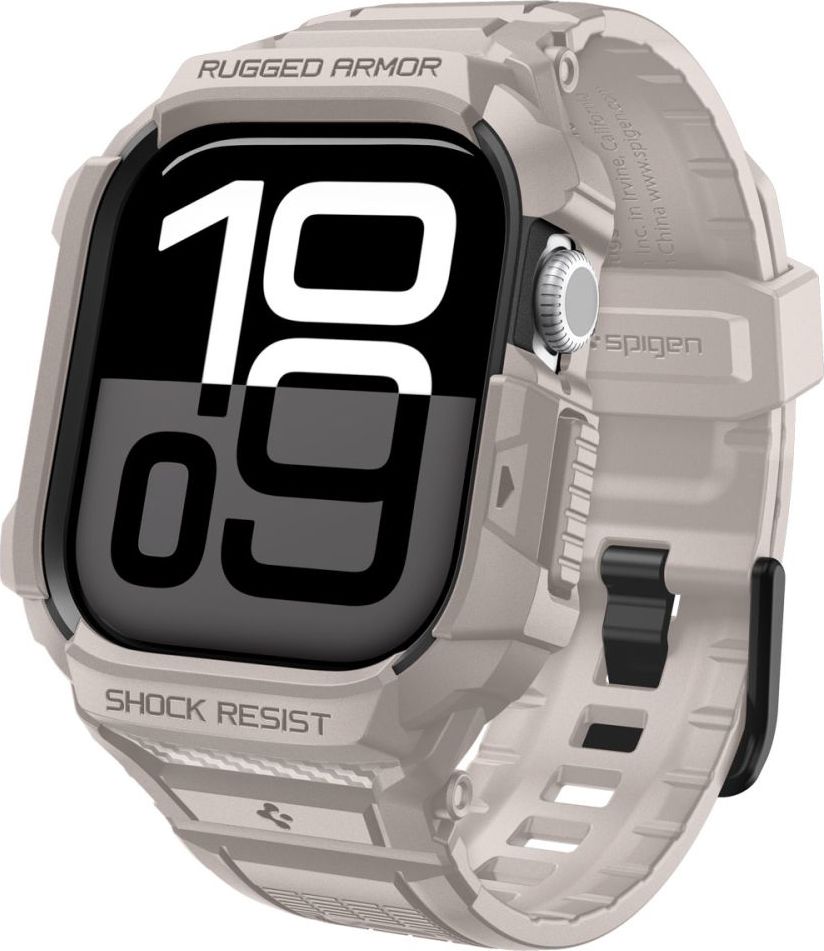 SPIGEN RUGGED ARMOR ”PRO” V2 APPLE WATCH 10 / 11 (42 MM) DUNE BEIGE