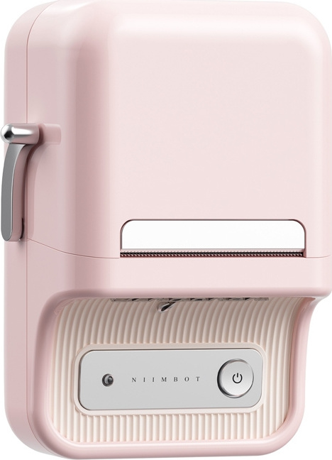 Přenosná tiskárna štítků Niimbot B21S (růžová)