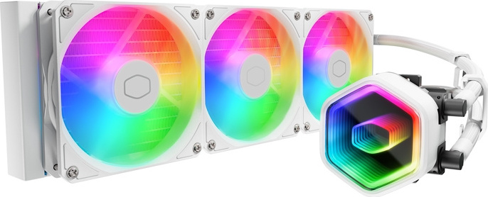 Vodní chladič Cooler Master MasterLiquid 360 Core II ARGB (bílý)