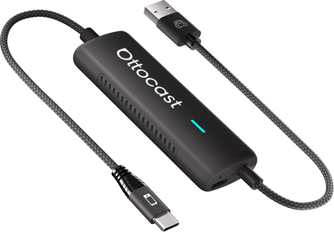 Bezdrátový adaptér do auta Ottocast s technologií MirrorCast