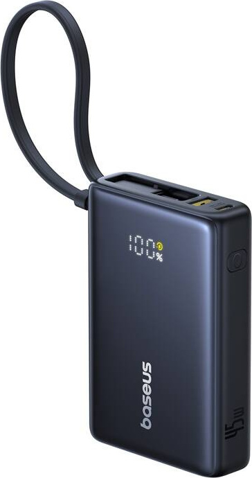 Powerbanka Baseus PicoGo Digital Display 10000mAh 45W (černý)