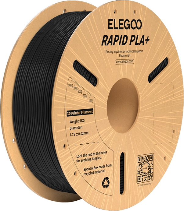 Filament ELEGOO Rapid PLA+ (černý)