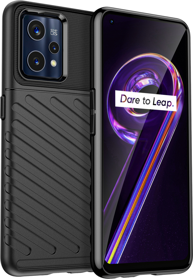 Flexibilní obrněný kryt Thunder Case pro Realme 9 Pro + (9 Pro Plus) černý