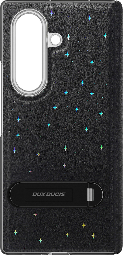 Pouzdro Dux Ducis Stex pro Samsung Galaxy Z Fold 7 s 360° stojánkem - černé