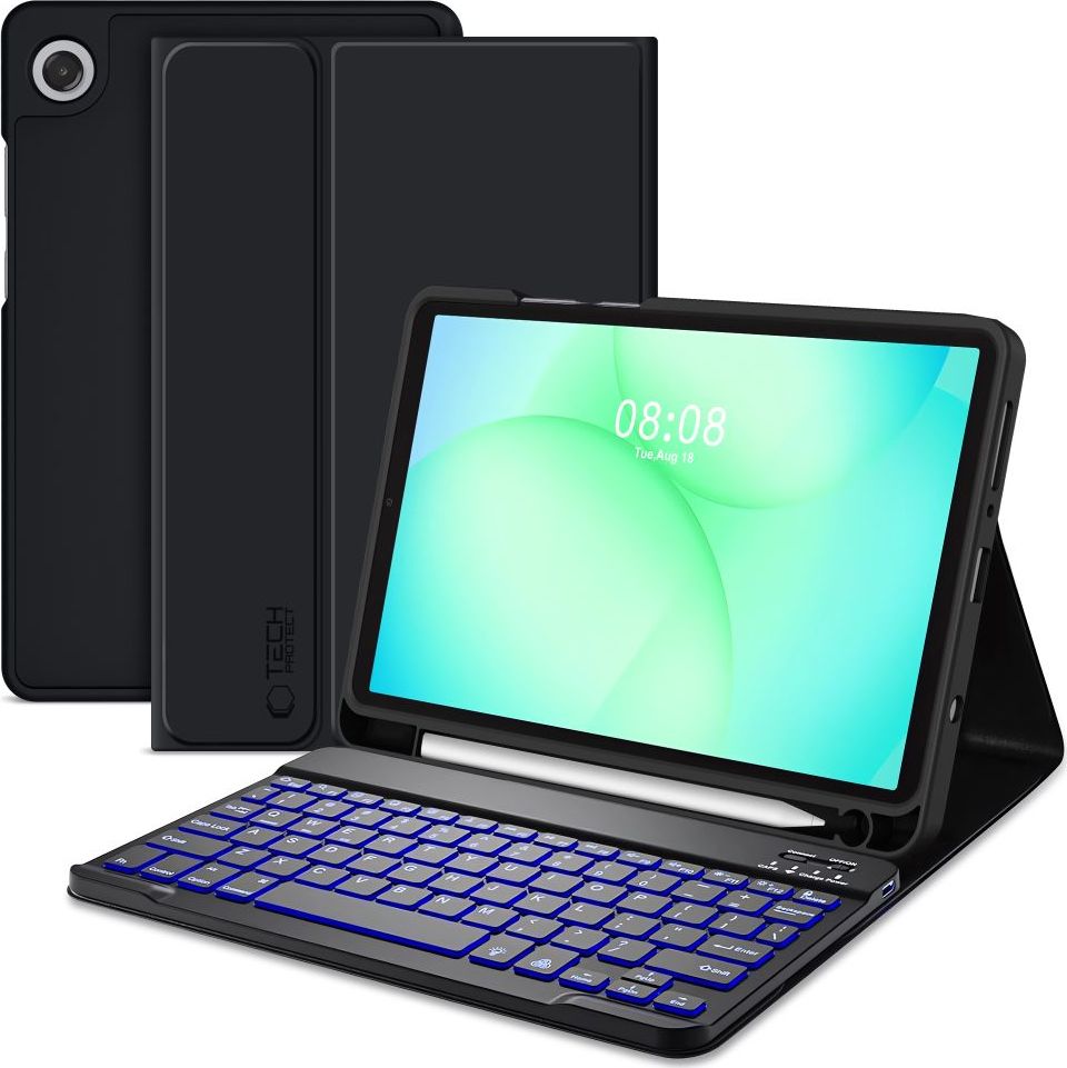 TECH-PROTECT SC PEN + KEYBOARD GALAXY TAB A9 / A11 8.7 X110 / X115 / X133 / X135 BLACK