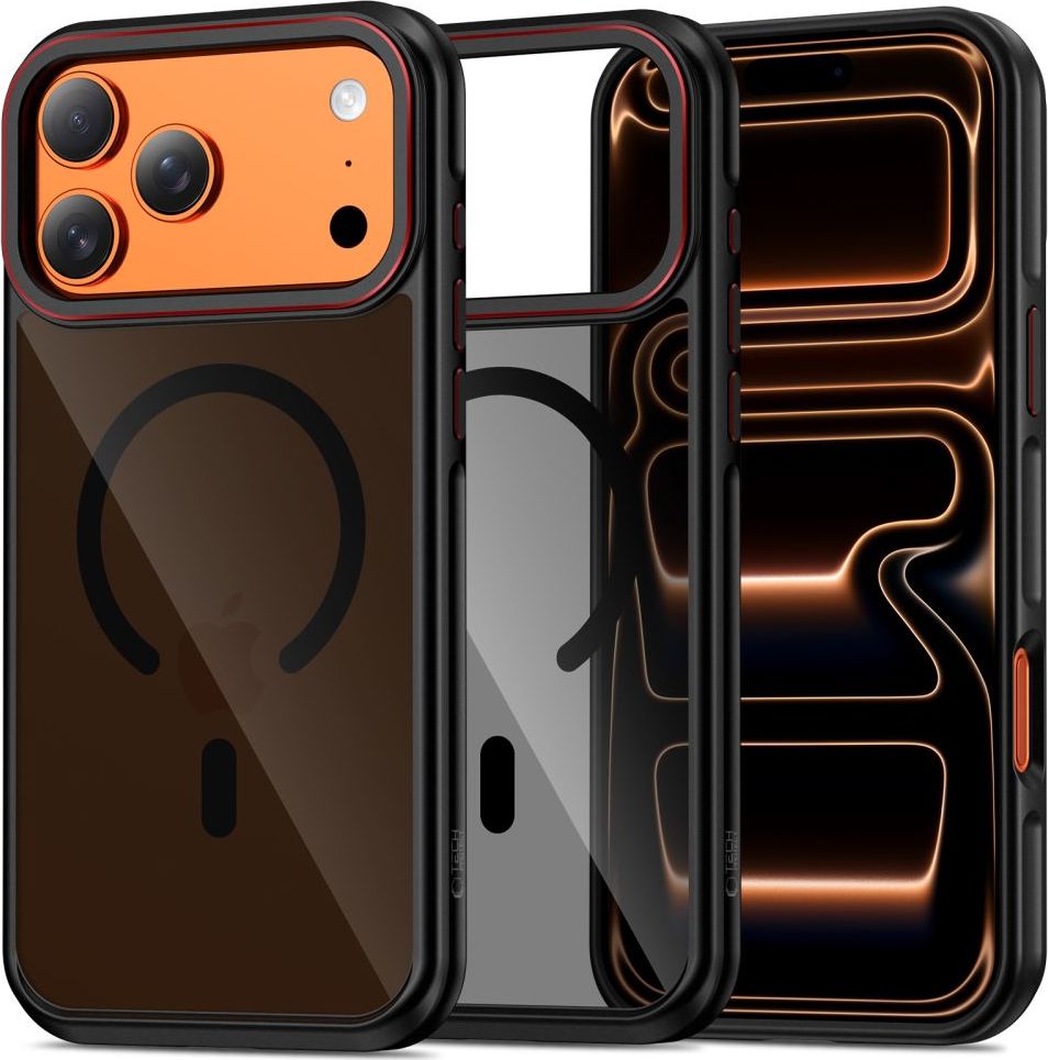 TECH-PROTECT MAGHYBRID MAGSAFE IPHONE 17 PRO BLACK/RED