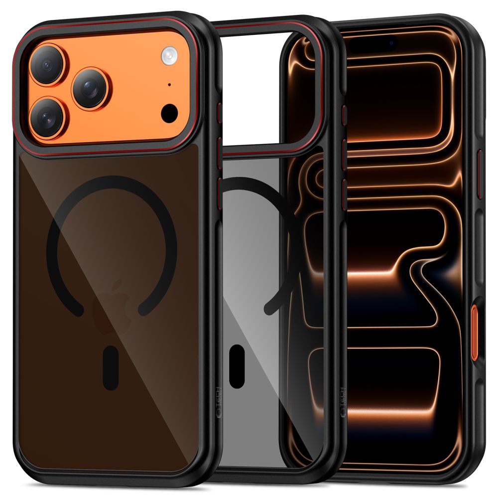 TECH-PROTECT MAGHYBRID MAGSAFE IPHONE 17 PRO MAX BLACK/RED