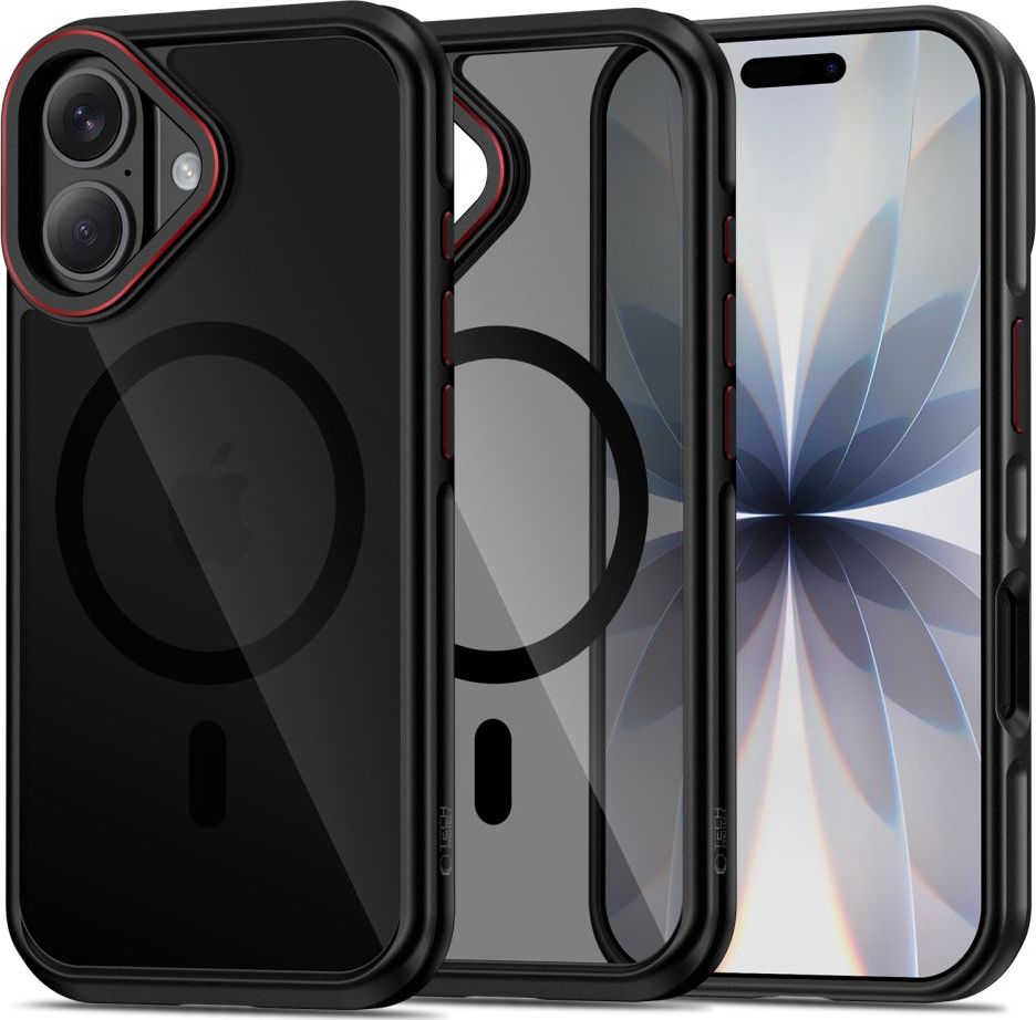 TECH-PROTECT MAGHYBRID MAGSAFE IPHONE 17 BLACK/RED