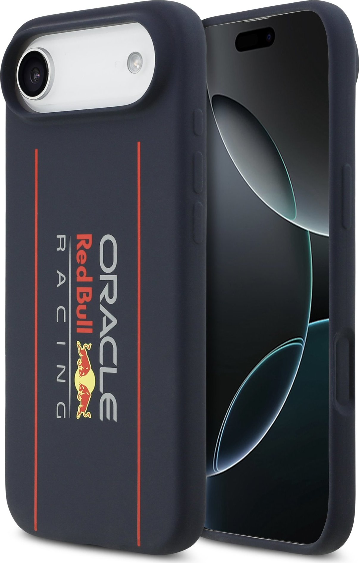 Red Bull Silicone Vertical Logo MagSafe Zadní Kryt pro iPhone Air Navy