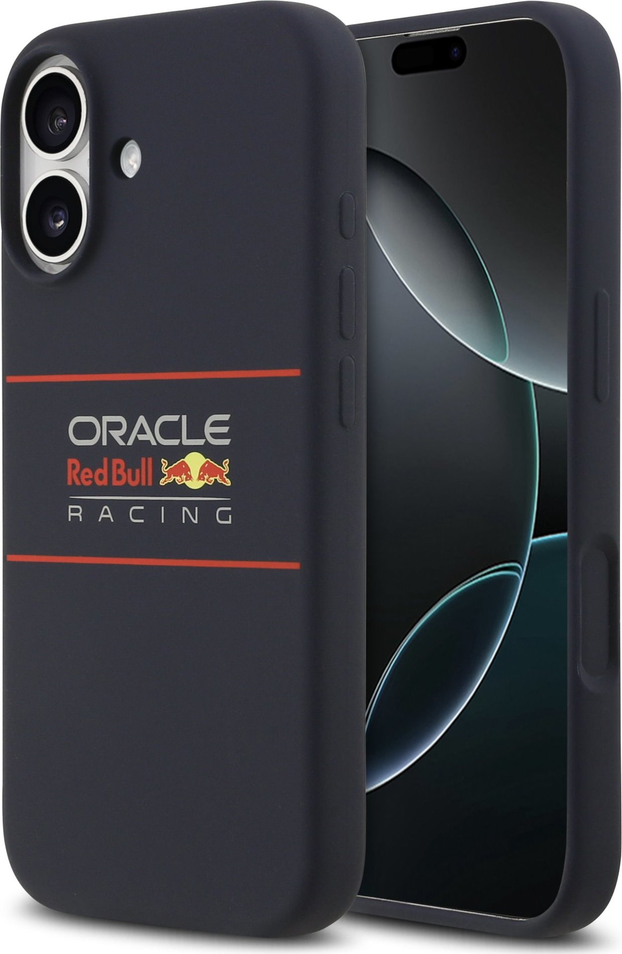 Red Bull Silicone Horizontal Logo MagSafe Zadní Kryt pro iPhone 17 Navy