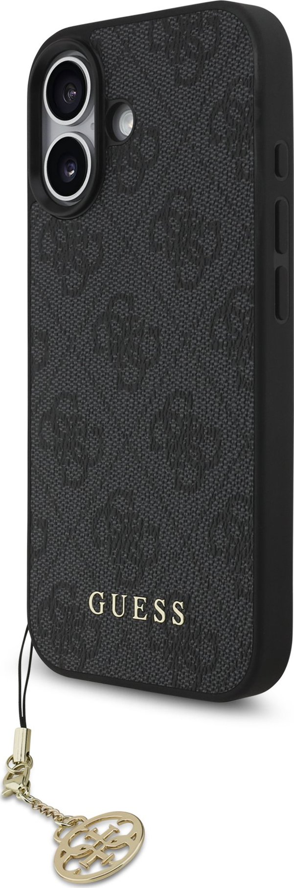 Guess 4G Charm MagSafe Zadní Kryt pro iPhone 17 Tone on Tone Grey