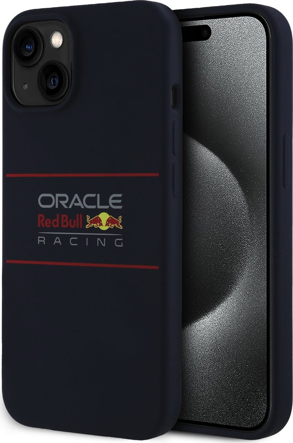Red Bull Silicone Horizontal Logo MagSafe Zadní Kryt pro iPhone 13 Navy