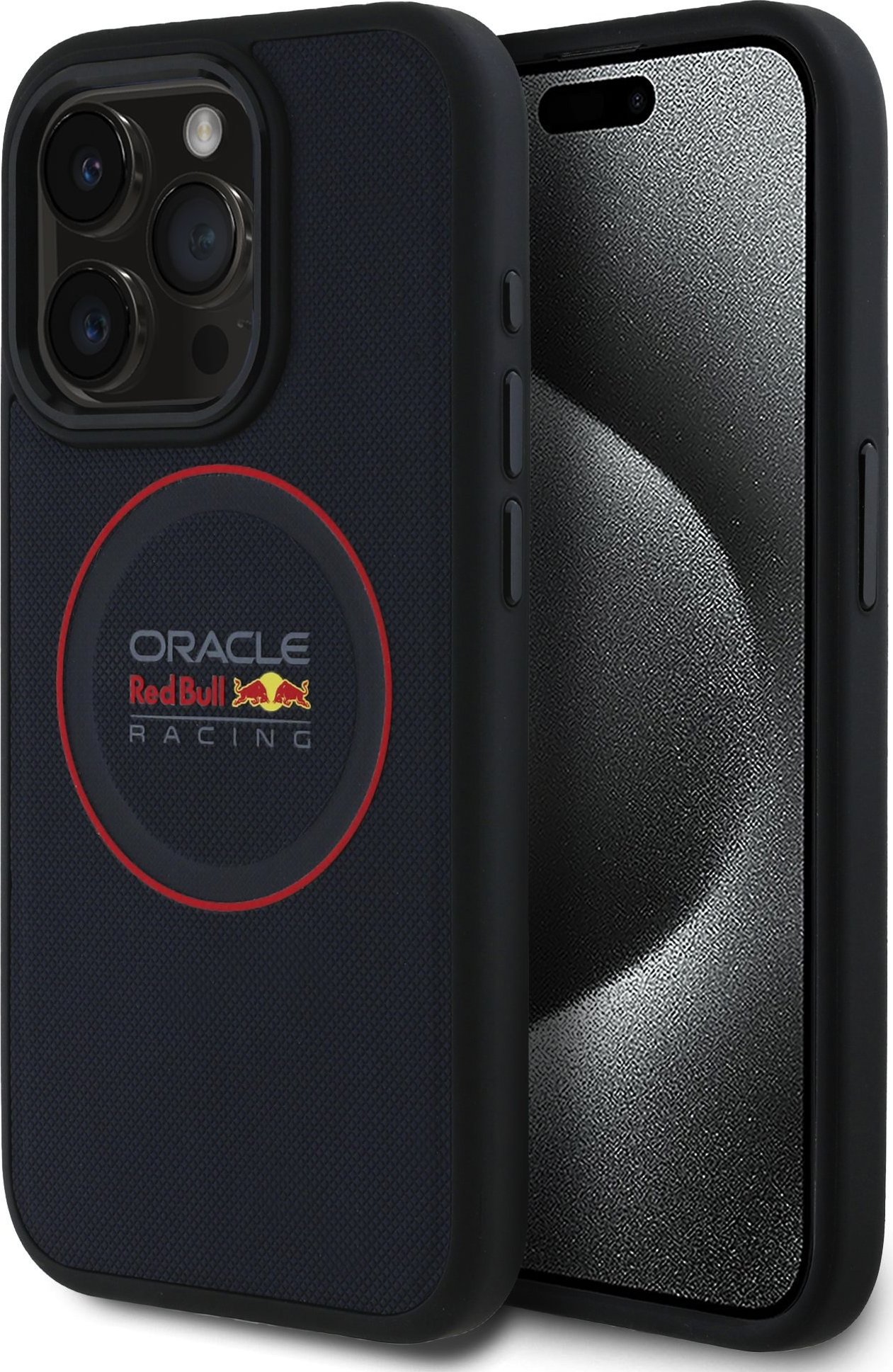 Red Bull PC/TPU Red Ring MagSafe Zadní Kryt pro iPhone 15 Pro Max Navy