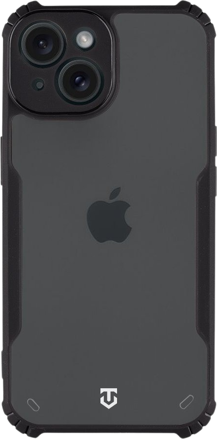 Tactical Quantum Stealth Kryt pro Apple iPhone 15 Clear/Black