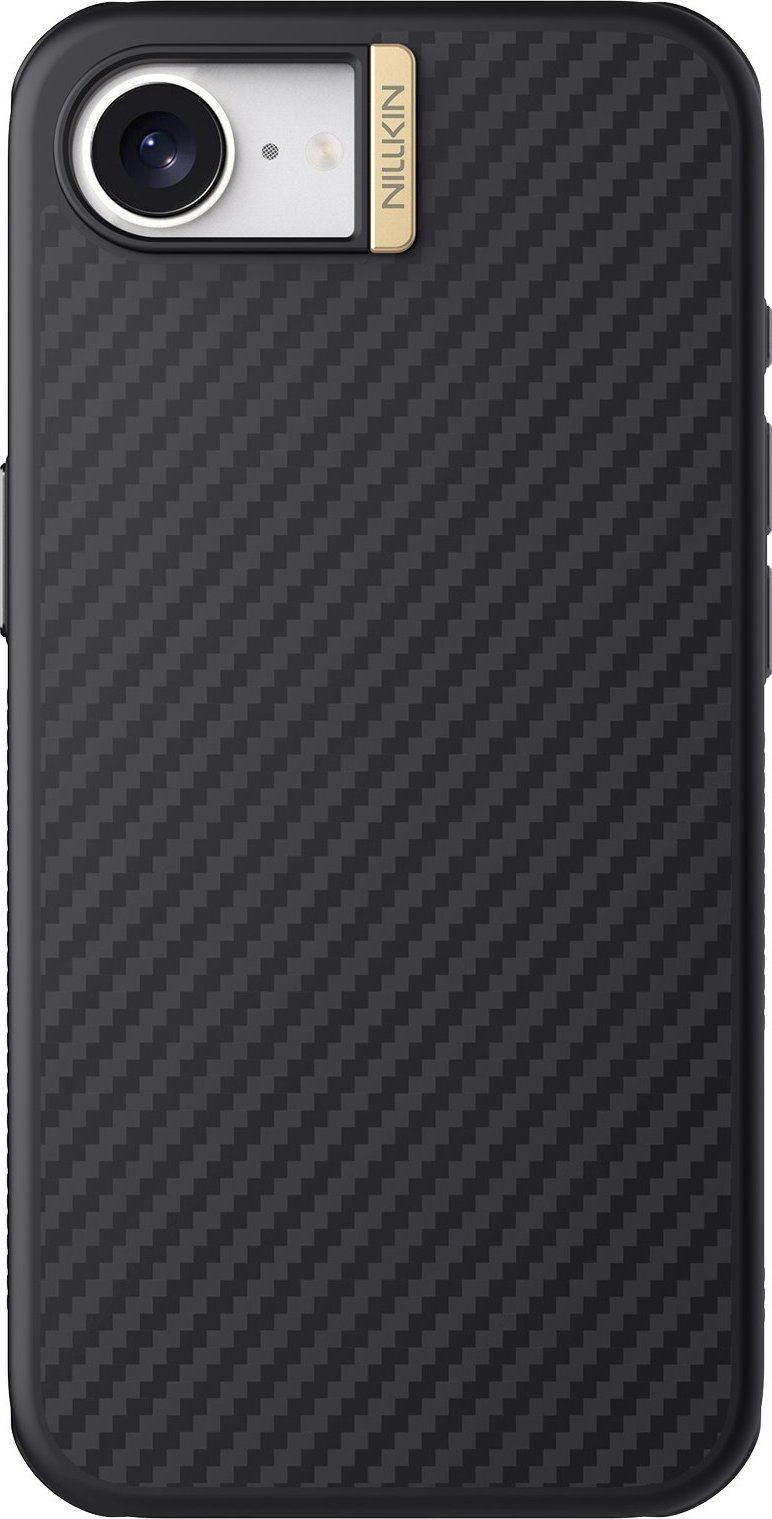 Nillkin Synthetic Fiber PRO Magnetic Zadní Kryt pro Apple iPhone 16e Gold