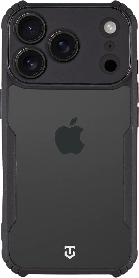 Tactical Quantum Stealth Kryt pro Apple iPhone 17 Pro Clear/Black