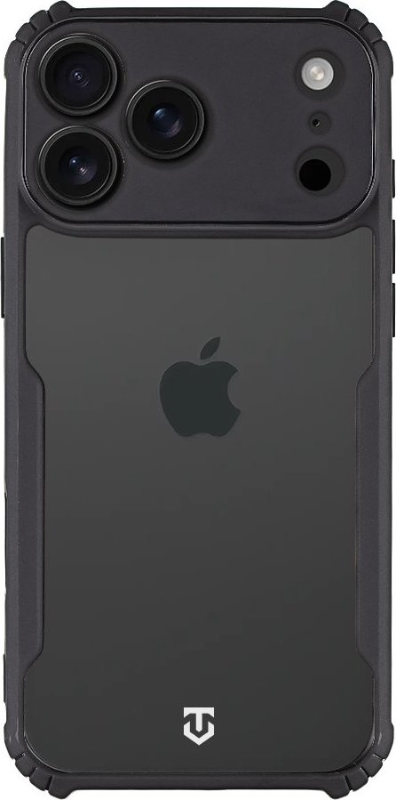 Tactical Quantum Stealth Kryt pro Apple iPhone 17 Pro Max Clear/Black