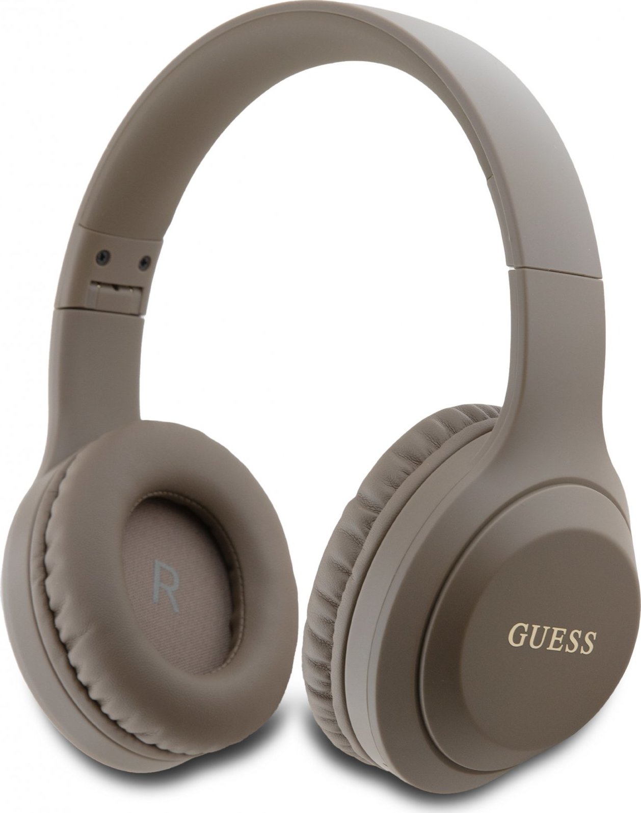 Guess Classic Silver Logo Bezdrátová Sluchátka Brown