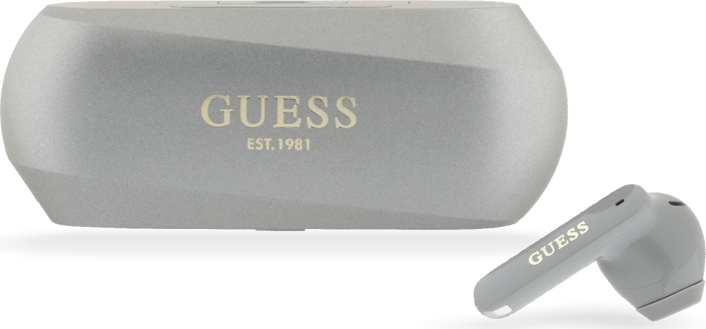 Guess Elongated Metallic ENC TWS Bezdrátová Sluchátka Taupe