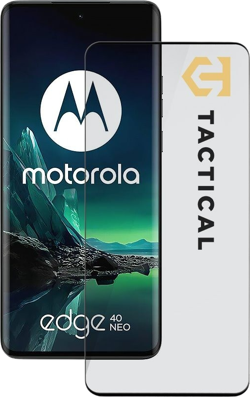 Tactical Glass Shield 5D sklo pro Motorola Edge 40 Neo Black