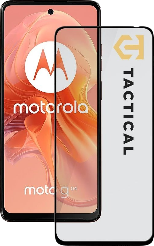 Tactical Glass Shield 5D sklo pro Motorola G04 Black