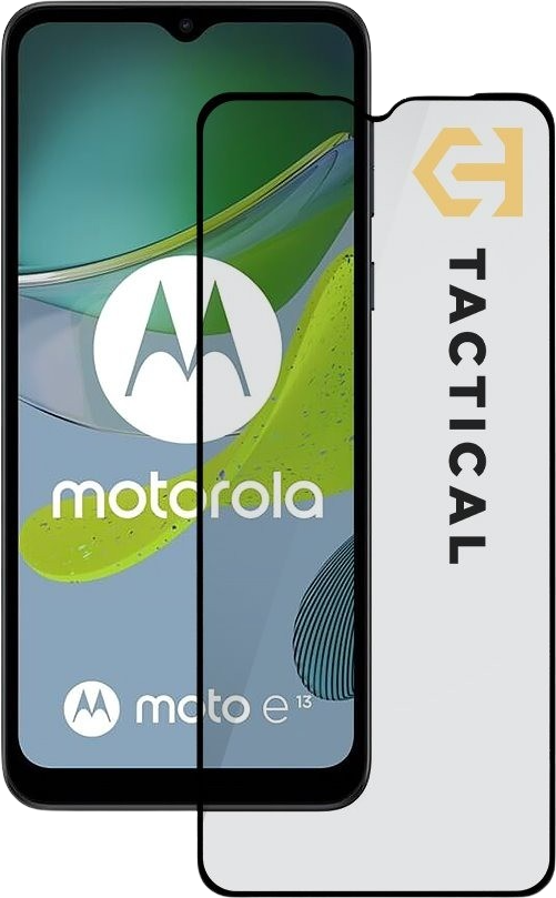 Tactical Glass Shield 5D sklo pro Motorola E13 Black