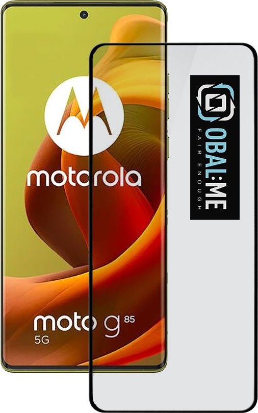OBAL:ME 5D Tvrzené Sklo pro Motorola G85 Black