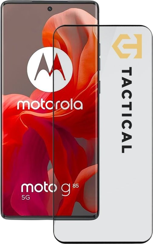 Tactical Glass Shield 5D sklo pro Motorola G85 5G Black